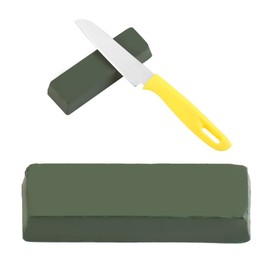 Buffing Compound, 140G Green Professional Abrasive Sharpening Polishing Paste Buffing Compound Metal Grinding Tool Leather Strop Polishing Compound for Sharpening Woodworking, Woodcarving
