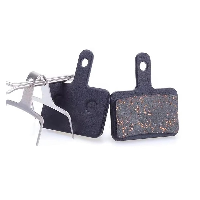 Bicycle Disc Brake Pads, Semi-Metallic, Black (2 pairs)