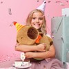DOOCECIY 23 cm Capybara Plush Gifts, Cute Stuffed Happy Birthday