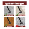 Door Stoppers Security Bar, 3-in-1 Door and Window Security Bar