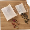 Alipis 2sets Loose Leaf Tea Filter Bag Reusable Drawstring Tea