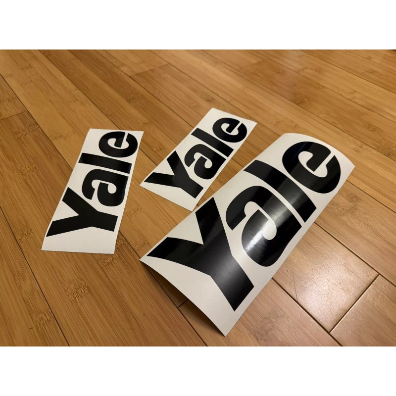 Yale Forklift Decals Stickers (SET OF 3) (8” & 12”)
