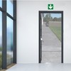 pubblimania Emergency Exit Arrow Sticker PVC Heavy Duty Outdoor Indoor