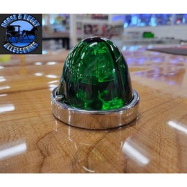 Grand General Flush Mount (1157 2 wire) 3.5″ Watermelon Glass Marker Light Kit - GREEN