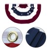 2× USA Pleated Fan Flag American USA Bunting Flags Patriotic