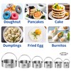 M JINGMEI Baking Cookie Cutters Set 2 Inch 2.5 Inch