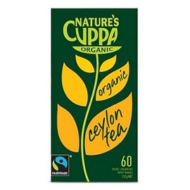 Natures Cuppa Organic Ceylon Tea 60 Bags