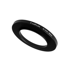 Fotodiox Metal Step Up Ring, Anodized Black Metal 43mm-58mm