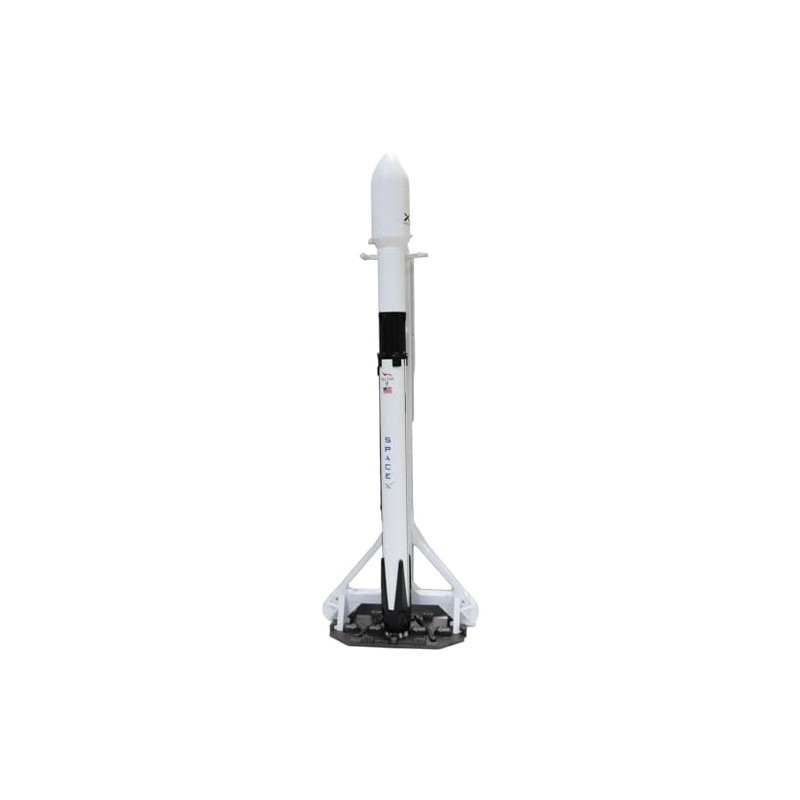 yuanpulalala Dragon+F9 Starship Heavy Metal Diecast Rocket Model Simulation Static