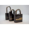 Sesamee K637 4 Dial Bottom Resettable Combination Brass Padlock with