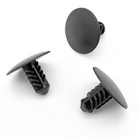 VVO Fasteners- Black Plastic Underbody Shields & Insulation Panel Fastener Clips for Renault Clio, Captur, (Pack of 10)