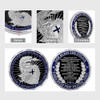 10Pcs Saint Michael Police Officer Challenge Coin God Bless The