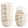 Caperci Standard White Cupcake Liners 500 Count, No Smell, Food