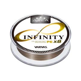 VARIVAS Super Trout Area Infinity PE X8 75M No. 0.3 Champagne Gold Base + Orange & Black