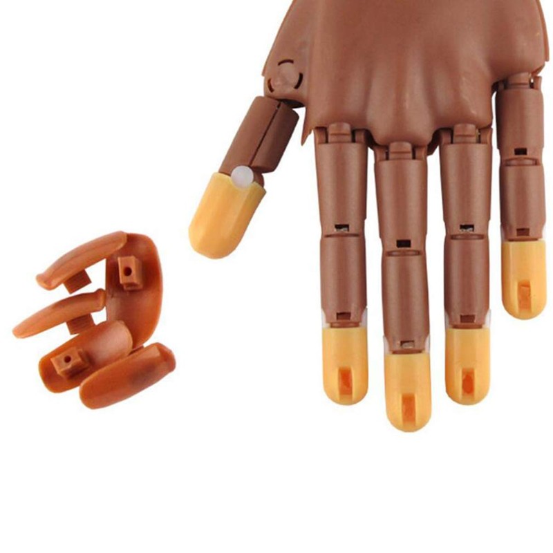 Solustre 200 Pieces Practice Finger Nails Fingernail Tips Removable for