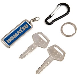 787 Komatsu Equipment Key Sets with Key Pendant Craft-Ignition Key for Komatsu, Kalmar, Dressta, Sakai, Part Number 787 Keys (2 PCS)