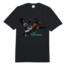 Ducks The Sopranos Do You Feel Depressed The Duck Left I Comfort Colors Adult Heavyweight T-shirt