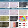 Eppingwin 1400 pcs Letter Beads, 4x7 mm Acrylic Beads, Beads