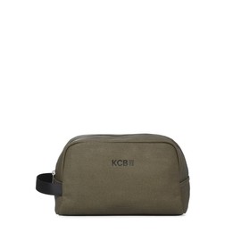 KCB Strong Large Toiletry Bag, Ideal and Practical Design, Spacious and Lightweight, Carry Handle for Easy Transport, 100% Vegan, khaki, One size, Toiletry bag