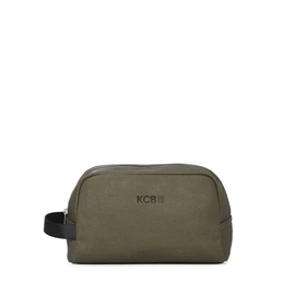 KCB Strong Large Toiletry Bag, Ideal and Practical Design, Spacious and Lightweight, Carry Handle for Easy Transport, 100% Vegan, khaki, One size, Toiletry bag