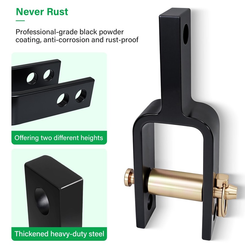 Versatile Quick Hitch Adapter with Adapter Sleeve Integrated Molding No