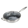 Servappetit 3qt Saute Pan w/Lid & Hex Lining Silver