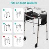 Hook-On Walker Tray, Cup Holder & Tool Free Quick Assembly,