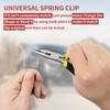 12Pcs Bulb Retaining Spring Clips, Universal Car Headlight Clamp Headlamp