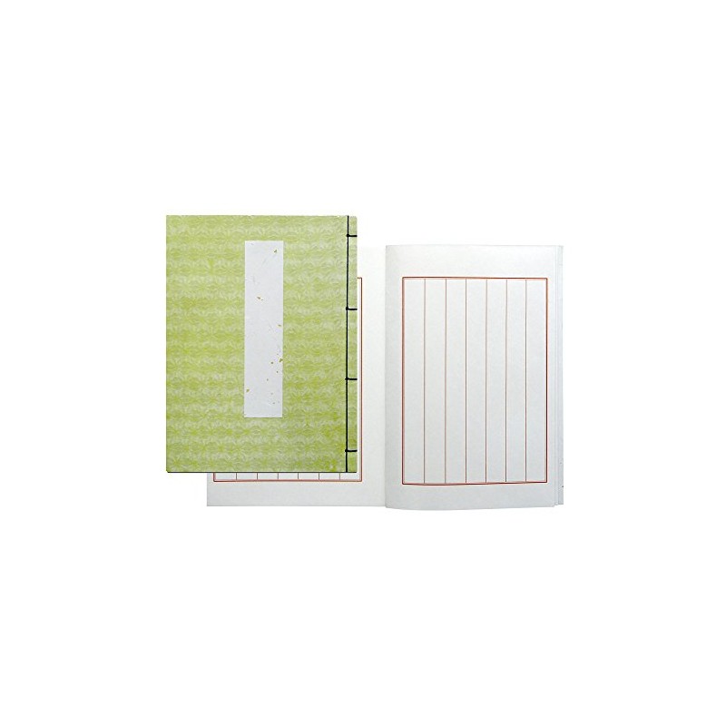 長門屋 芳名 Small Shop Book Green 7 Rows Ruled Smartphone – G, [0330073]
