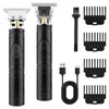 Professional Trimmer Hair Clippers, Cordless Barber Shaving Machine, USB Chargeable