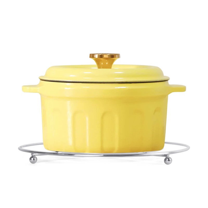 weSTOCK Stainless Steel Round 16 cm Trivet - Elegant, Durable,