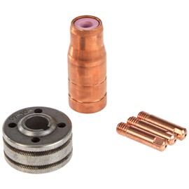 GYS 041240 WELDING KIT NO GAZ 0.9-1.0/1.2 mm, Not concerned, Set of 5 Piece