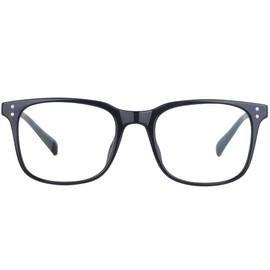 Vimbloom Blue Light Cut Glasses, No Degree, Ultra Lightweight, Frame PC Glasses, Regular Black
