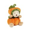 Bukowski Ziggy Pumpkin Orange/Green 15 cm Plush Teddy Bear Plush