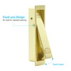 Dontay 2 Pack Pocket Door Pull Handle, Press Finger Edge
