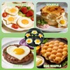 Slomg 8pcs Set Fried Egg Rings Molds Non Stick for