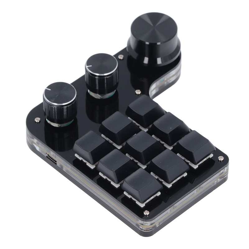 USB Mini Macro Mechanical Gaming Keyboard Programmable 9 Keys 3