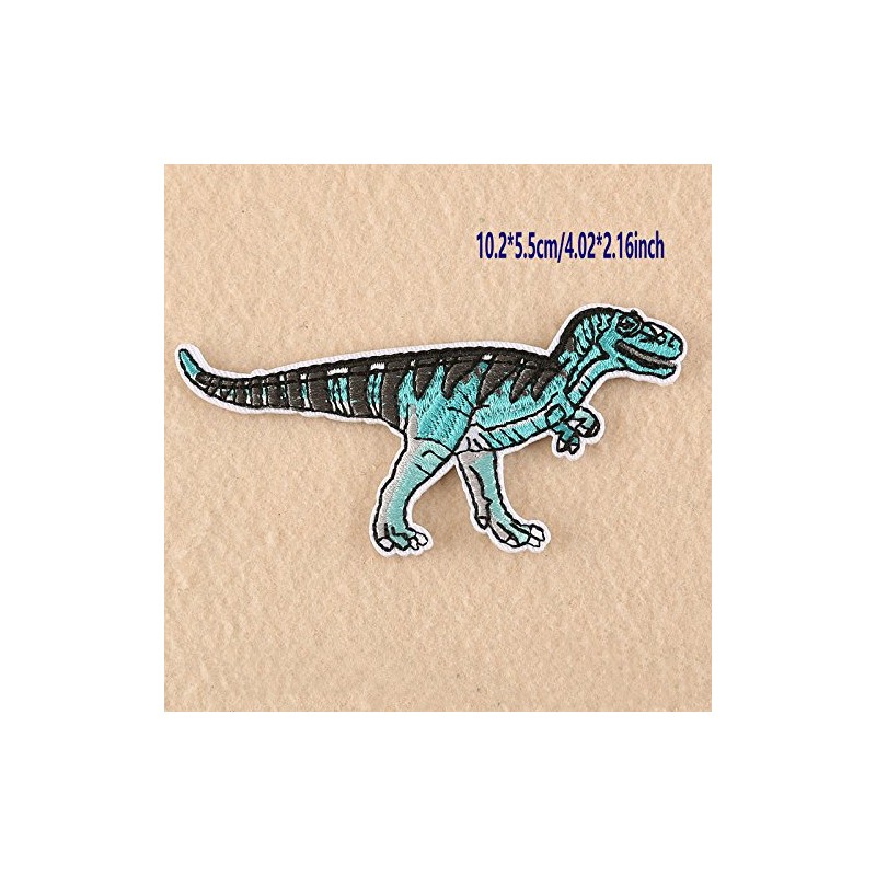 12Pc Fashion Jurassic Park Embroidered Dinosaur Patch for Clothing Applique