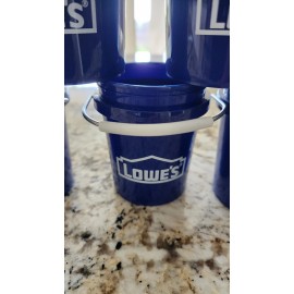 Lowe’s LOT OF 5! Lowe’s Mini Bucket 0.5-Quart BPA-Free Poly Paint Buckets Tik Tok Viral