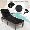Patio Chaise Lounge Cushion, 72" x 22" x 4" Lounge