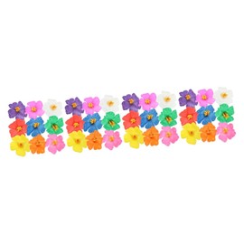 TOVINANNA 36pcs Beach Wedding Hair Clip Hawaii Floral Hairpin Plumeria Flower Hair Accessories for Bridal Party Favors Random Color