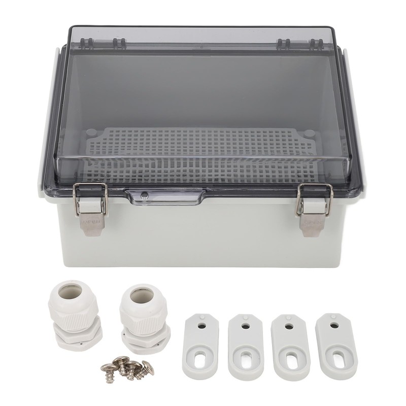 Waterproof Electrical Junction Box Hinged Shell Distribution Protection Enclosure for