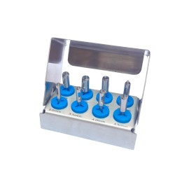 NOMI BROTHERS Stainless Steel Dental Tissue Punch Set – 5 & 8 Pcs for Implants - 8 Pieces