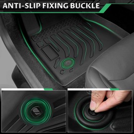 Floor Mats & Cargo Liner for Jeep Grand Cherokee 2005-2010, Grand Cherokee WK Laredo, Limited, Summit All Weather Floor Liners, 2005 Jeep Grand Cherokee Accessories, TPE Duty Waterproof Trunk Liners