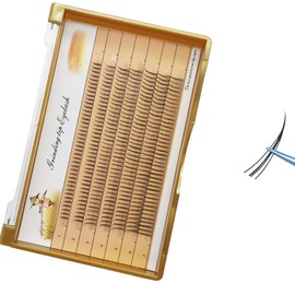 Fishtail Eyelash Extensions Mix Length Single Cluster Fans Eyelashes Fashion Fish Tail Fairy Eyelashes C Curl Super Natual Grafting Eyelash Dovetail Fly Eyelash / A/M Shape Eyelashes / Premade Spikes/10D Lashes