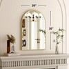 HARRITPURE 20"x30" Arched Bathroom Mirror - Wall Mounted Mirror -