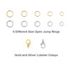 EuTengHao 1314pcs Open Jump Rings and Lobster Clasps Jewellery Repair