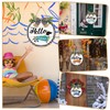 Glenmal 16 Pcs Seasonal Interchangeable Dachshund Door Welcome Sign Cute