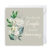 Second Ave Special Couple Anniversary Flower Square Card Partner Anniversary