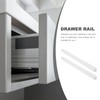 Drawer Slides, 2Pcs Plastic Drawer Rails, 235mm Drawer Track Hardware